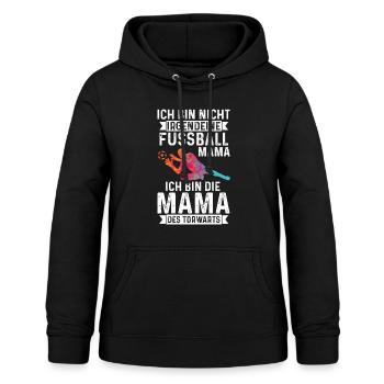Ich Bin Nicht Irgendeine Fussball Mama - Frauen Hoodie - Schwarz - Vorne - AI Model Female 172 light (172cm)