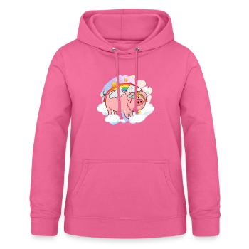 Pig Gift Piglet Kids Piglet Pig Pig - Women's Hoodie - pink - Front - AI Model Female 172 light (172cm)