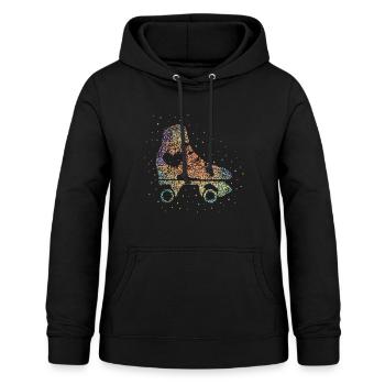 Rollschuh Rollschuhlaufen Rollkunstlauf - Frauen Hoodie - Schwarz - Vorne - AI Model Female 172 light (172cm)