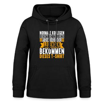 Abschiedsgeschenk Jobwechsel Kollege - Frauen Hoodie - Schwarz - Vorne - AI Model Female 172 light (172cm)