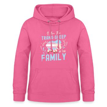 Transexuelle Transgenre Transsexuelle Cadeau Queer - Sweat à capuche Femme - rose - Devant - AI Model Female 172 light (172cm)