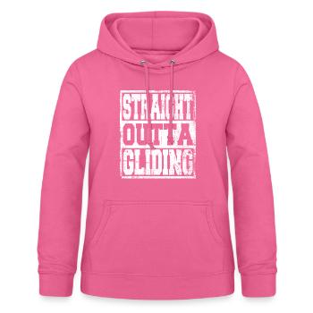 Gleiten Spruch lustig - Frauen Hoodie - Pink - Vorne - AI Model Female 172 light (172cm)