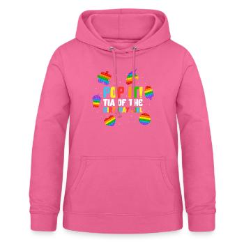 Pop It Tia des Geburtstagskindes Fidget Kinder - Frauen Hoodie - Pink - Vorne - AI Model Female 172 light (172cm)