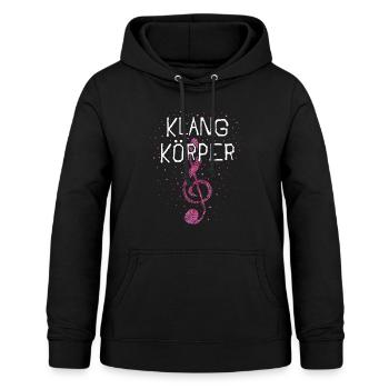 Klangkörper Chor Acapella Singen Sänger - Frauen Hoodie - Schwarz - Vorne - AI Model Female 172 light (172cm)