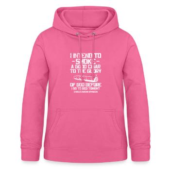 Zigarre - Frauen Hoodie - Pink - Vorne - AI Model Female 172 light (172cm)