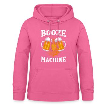 Sauf Automat Biertrinker Bier - Frauen Hoodie - Pink - Vorne - AI Model Female 172 light (172cm)