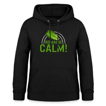 Lettuce Vegetable Shirt, Romaine Calm Tee, - Women's Hoodie - black - Front - AI Model Female 172 light (172cm)