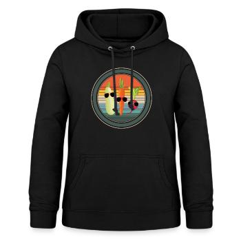 Chemise de légumes, Chemise de légumes frais, Légumes - Sweat à capuche Femme - noir - Devant - AI Model Female 172 light (172cm)
