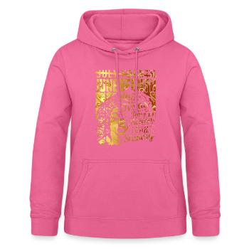 Juneteenth Hemd, Schwarze Frauen Geschenk, Natürliches Haar - Frauen Hoodie - Pink - Vorne - AI Model Female 172 light (172cm)