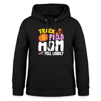 Track And Field Shirt, Track And Field Mom Will - Women's Hoodie - black - Front - AI Model Female 172 light (172cm)