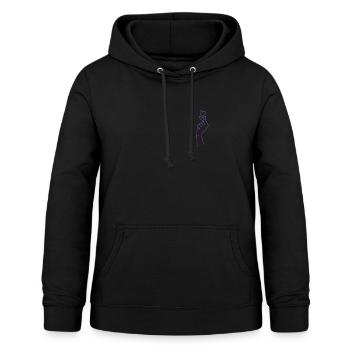 K-Pop - Sweat à capuche Femme - noir - Devant - AI Model Female 172 light (172cm)