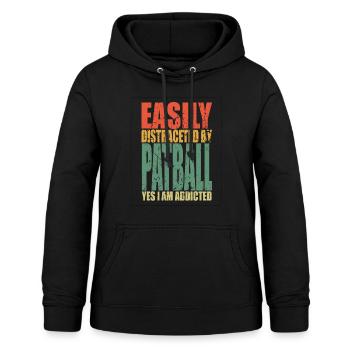 Patball Spruch lustig - Frauen Hoodie - Schwarz - Vorne - AI Model Female 172 light (172cm)