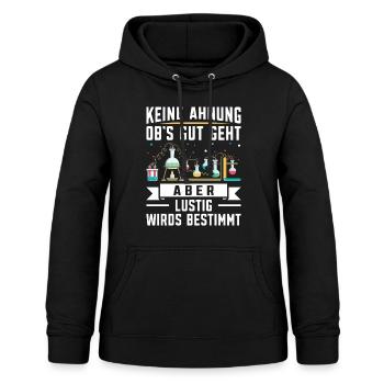 Chemielaborant Chemiker Chemielabor - Frauen Hoodie - Schwarz - Vorne - AI Model Female 172 light (172cm)