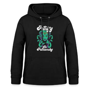 Feminismus Feminist Feministin - Frauen Hoodie - Schwarz - Vorne - AI Model Female 172 light (172cm)