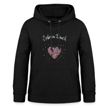 Schwangerschaft Verkünden Ankündigen Schwangere - Frauen Hoodie - Schwarz - Vorne - AI Model Female 172 light (172cm)