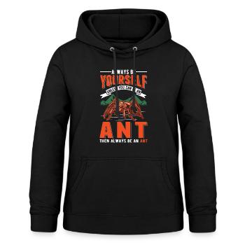 Ameisen Ameisenfarm Ameisenhaufen Feuerameisen - Frauen Hoodie - Schwarz - Vorne - AI Model Female 172 light (172cm)