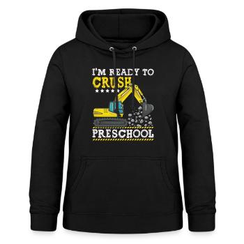 Kids I m Ready To Crush Preschool Construction - Frauen Hoodie - Schwarz - Vorne - AI Model Female 172 light (172cm)