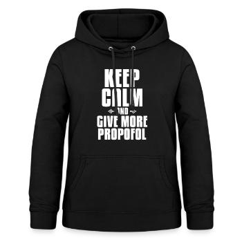 Mehr Propofol Anästhesist Anästhesie - Frauen Hoodie - Schwarz - Vorne - AI Model Female 172 light (172cm)