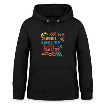Mama-Shirt, mit einer seltsamen Mutter Muttertag lustig - Frauen Hoodie - Schwarz - Vorne - AI Model Female 172 light (172cm)
