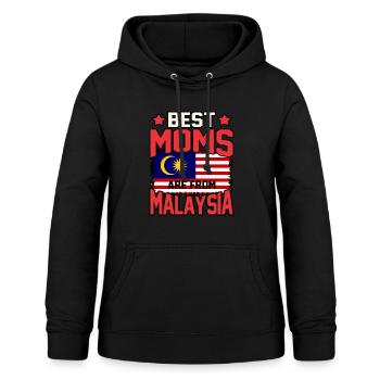 Malaisie - Sweat à capuche Femme - noir - Devant - AI Model Female 172 light (172cm)