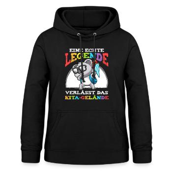 Schulkind Einschulung Koala - Frauen Hoodie - Schwarz - Vorne - AI Model Female 172 light (172cm)