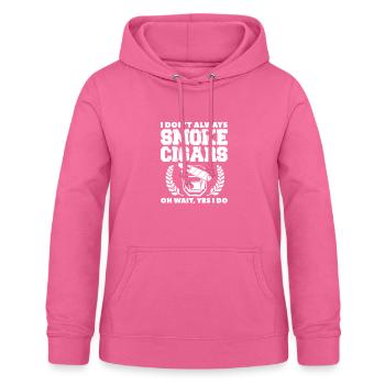 Zigarre Whiskey Rauchen Raucher Zigarren Geschenk - Frauen Hoodie - Pink - Vorne - AI Model Female 172 light (172cm)