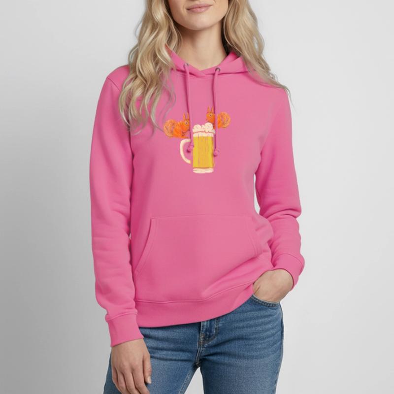 Eichhörnchen, lustiges Eichhörnchen, Eichhörnchen Frauen Hoodie