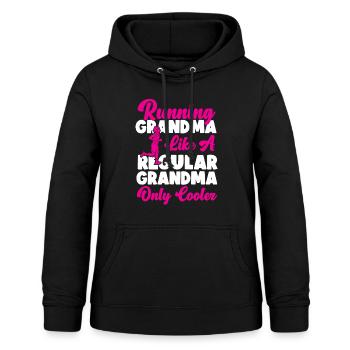 Running Runner Half Marathon - Frauen Hoodie - Schwarz - Vorne - AI Model Female 172 light (172cm)