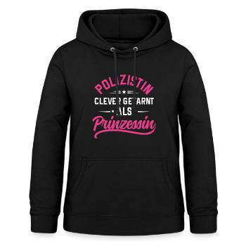 Polizistin Polizeibeamtin Lustiger Spruch Polizei - Frauen Hoodie - Schwarz - Vorne - AI Model Female 172 light (172cm)