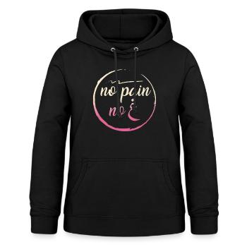 No Pain No Gain Shirt, Adult Muslim Arabic - Women's Hoodie - black - Front - AI Model Female 172 light (172cm)
