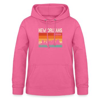 New Orleans, Louisiana - Frauen Hoodie - Pink - Vorne - AI Model Female 172 light (172cm)