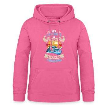 Kreuzfahrtschiff Reise Kreuzfahrt Kreuzfahrtreise - Frauen Hoodie - Pink - Vorne - AI Model Female 172 light (172cm)
