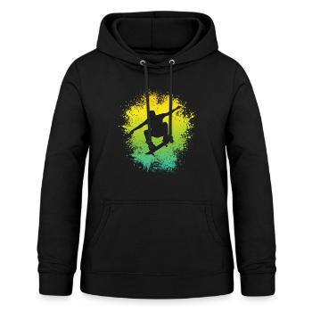 Skateboarding Tricks Skaten Skater Skateboard - Frauen Hoodie - Schwarz - Vorne - AI Model Female 172 light (172cm)