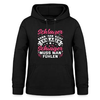 Schlager Schlagermusik Schlagerparty - Frauen Hoodie - Schwarz - Vorne - AI Model Female 172 light (172cm)