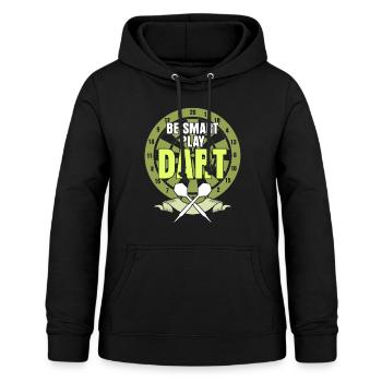 Darts Play Dart Dartpfeil Dartspieler - Frauen Hoodie - Schwarz - Vorne - AI Model Female 172 light (172cm)