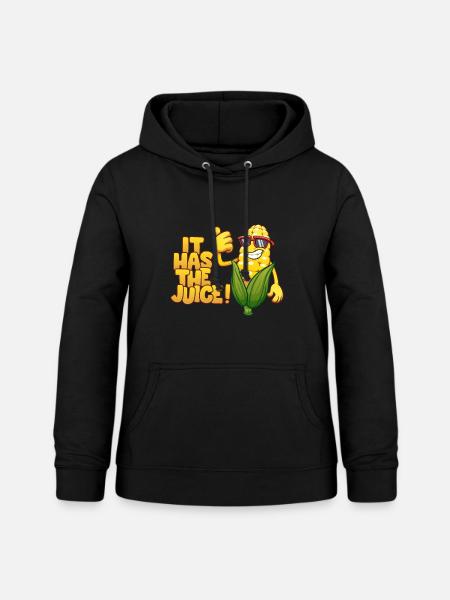 Mais es hat den Saft - Frauen Hoodie - Schwarz