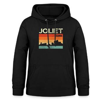 Joliet - Sweat à capuche Femme - noir - Devant - AI Model Female 172 light (172cm)