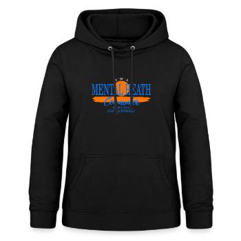 Chemise de santé mentale, je suis une santé mentale - Sweat à capuche Femme - noir - Devant - AI Model Female 172 light (172cm)