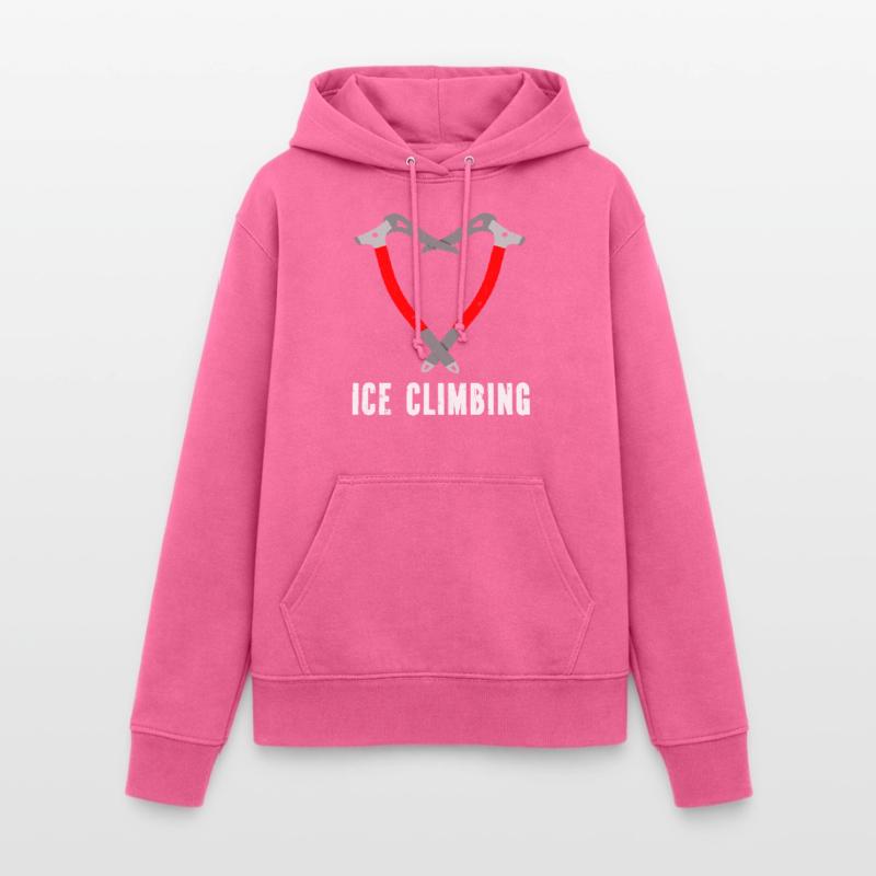 Ich Liebe Eisklettern Eiskletterer Eispickel Frauen Hoodie