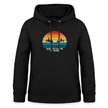 Baileys Chute Canada - Frauen Hoodie - Schwarz - Vorne - AI Model Female 172 light (172cm)