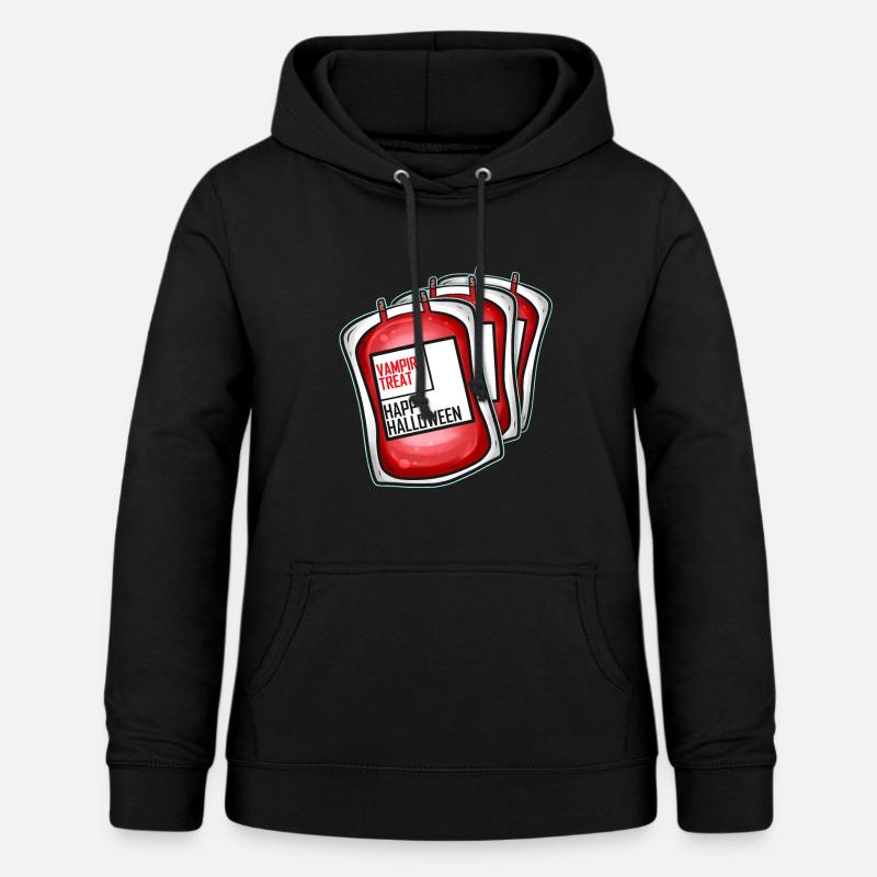 Échantillon de sang Banque de poches de sang Vampire Treat pour - Sweat à capuche Femme - noir