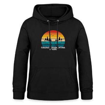 Chapada Diamantina Brasil - Women's Hoodie - black - Front - AI Model Female 172 light (172cm)