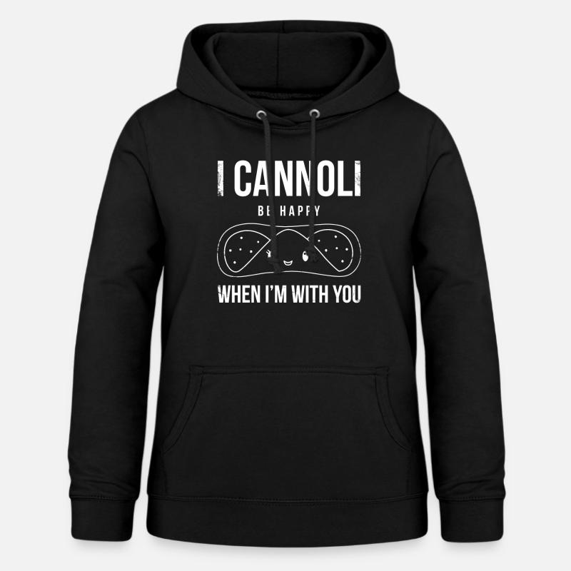 Jeg kan være glad, når jeg er sammen med dig - Dame hoodie - sort