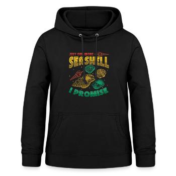 Nur Noch Eine Muschel, Sammler Muschel. - Frauen Hoodie - Schwarz - Vorne - AI Model Female 172 light (172cm)