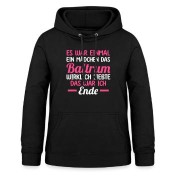 Nordsee Baltrum - Frauen Hoodie - Schwarz - Vorne - AI Model Female 172 light (172cm)