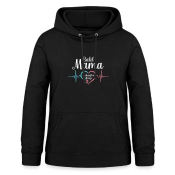 Soon Mama - Announce Funny Pregnancy - Women's Hoodie - black - Front - AI Model Female 172 light (172cm)