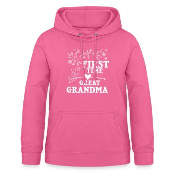 Great-grandmother Grandma Great-grandparents Grandmother - Women's Hoodie - pink - Front - AI Model Female 172 light (172cm)