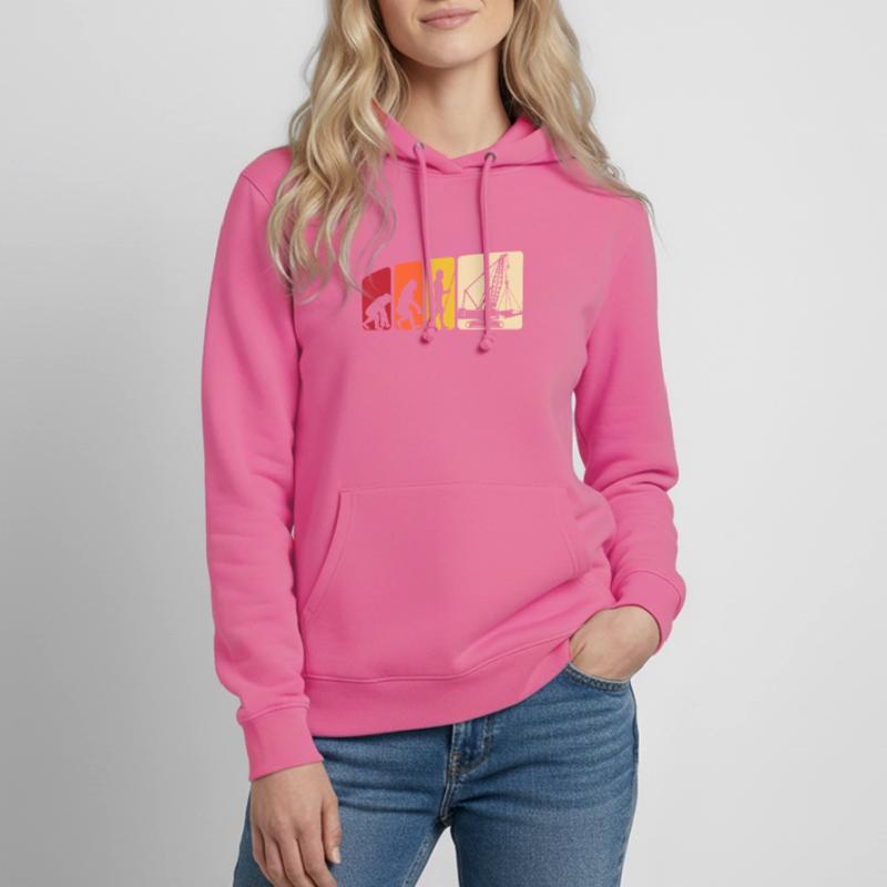 Kranführer Evolution Kranfahrer Frauen Hoodie