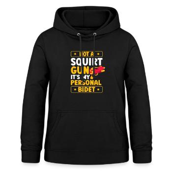 Pas de pistolet pulvérisateur, c’est mon personnel - Sweat à capuche Femme - noir - Devant - AI Model Female 172 light (172cm)