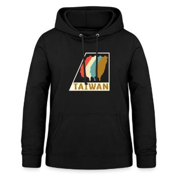 Taiwan Shirt, Taiwan Map Gift Tee, Chinois - Sweat à capuche Femme - noir - Devant - AI Model Female 172 light (172cm)